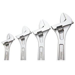 Özel Logo 6 8 10 12 inç ayarlanabilir anahtar krom kaplama oto tamir anahtarı el aletleri ile OEM desteği - Product Image 3