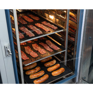 6/10 tepsiler profesyonel elektrikli paslanmaz çelik kombi buhar fırın pişirme ve pişirme fonksiyonları ile restoranlar için - Product Image 4