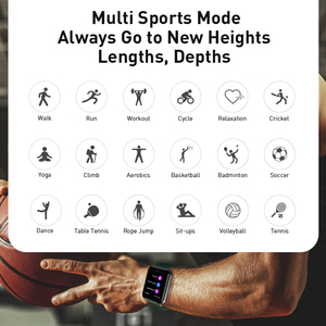 Bluetooth SpO2 Sport Armbanduhr Herzfrequenz Variabilität Holter EKG-Überwachung Square Smart Watch mit Temperatur sensor