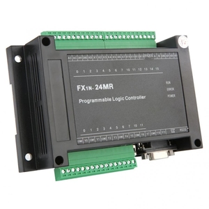 Controlador lógico programable de FX1N-24MR, herramienta de diagnóstico ndustrial, 14 Input 10 Output 2 hanhannel 100k ululse ututput