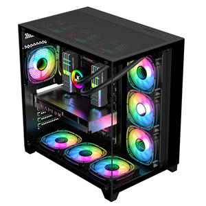 Factory Outlet Estuche personalizado Pc Gamer Atx Estuche Pc Estuche para computadora Gamins USB3.0 PC Chasis ATX Business E-Sports Gaming - Product Image 3