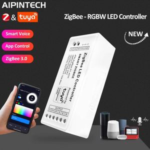 Controlador Tuya Zigbee RGBW 15A 5-24V Smart Life Gateway Hub 12V 180W Alexa Control remoto por voz 4CH RGBW Controlador de tira LED - Product Image 2