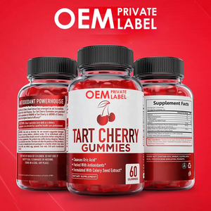 Biocaro Tart Cherry gummies-กรดยูริคล้างและทำความสะอาดด้วยสารสกัดจากทาร์ตเชอร์รี่สารต้านอนุมูลอิสระ, ข้อต่อและความสบายของกล้ามเนื้อ - Product Image 3