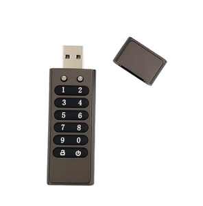 高品质AES256数据保护数字密钥加密密码锁u盘快速USB3.0 16gb 32gb 64gb 128GB u盘 - Product Image 1
