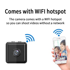 畅销迷你WiFi无线X6D型夜视运动检测闭路电视摄像机 - Product Image 3