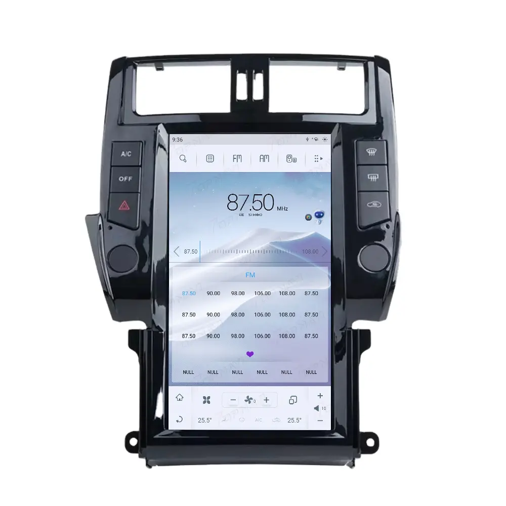 IPS écran compatible tactile android voiture vidéo pour Toyota Prado 2010 2011 2012 2013 4 + 64 GB GPS lecteur multimédia sans fil