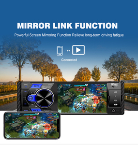 เครื่องเล่นวิดีโอ Mp5รถยนต์หน้าจอความละเอียด HD 4นิ้ว BT/USB/tf/aux/fm รีเวิร์สซิ่งอเนกประสงค์เครื่องขยายเสียง RGB ควบคุมระยะไกล - Product Image 6