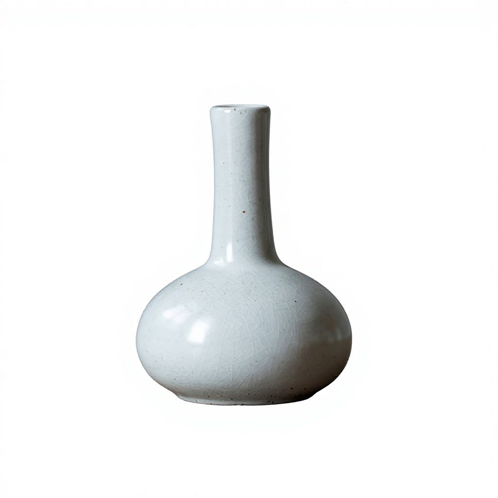 White Small vase D