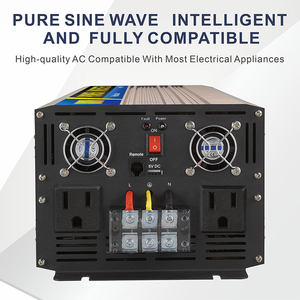 Công suất cao tinh khiết Sine Wave <span class=keywords><strong>INVERTER</strong></span> 12V/24V/48V DC để AC 110V/220V tinh khiết cuộn dây đồng nhà/RV/Ngoài trời khẩn cấp cung cấp điện - Product Image 4