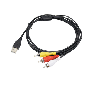 5FT 1,5 m USB 2,0 macho a 3 RCA macho Audio Video Cable AV adaptador para decodificador de DVD - Product Image 4