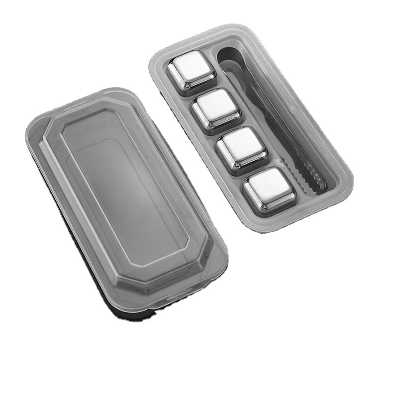 Gris Cuatro piezas con caja y abrazadera