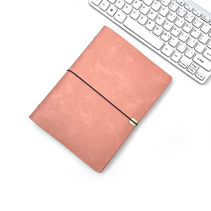 Tùy chỉnh in ấn Loose-Leaf ràng buộc da máy tính xách tay A5 B5 A6 Tạp Chí bìa cứng kế hoạch mềm PU Bìa văn phòng máy tính xách tay với dây đeo - Product Image 6