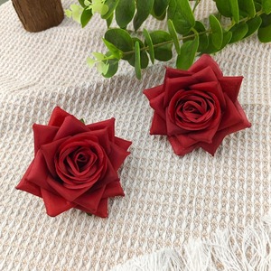 Simulation Angle Rose Head Hair <strong>Flower</strong> Headband Diy Material Headwear Hair Accessories Simulation <strong>Flower</strong> Silk <strong>Flowers</strong> - Product Image 4