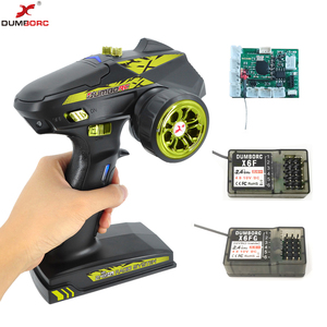 Trasmettitore DumboRC RC 2.4G 6CH con scheda di controllo integrata con ricevitore FG con giroscopio per 1: 16 1:18 1:24 1:32 1:36 Rc Car - Product Image 1