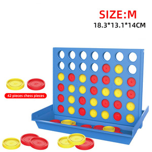 משחק <span class=keywords><strong>4</strong></span> ברצף בגודל בינוני משחק לוח קלאסי מפלסטיק חבר ארבעה <span class=keywords><strong>4</strong></span> ברצף משחקי אסטרטגיה למשפחה לילדים ומבוגרים - Product Image 2