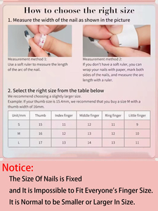 ตัวกดรูปทรงอัลมอนด์บนเล็บปลอมแบบทำมือปลายเล็บปลอมแบบมืออาชีพสำหรับการใช้งานง่ายและสวมใส่ได้ยาวนาน - Product Image 2