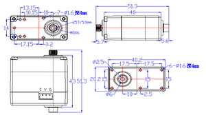 FEETECH 15kgプログラマブルスマートロボットサーボDIY RC SCS究極の愛好家のための耐久性のある金属 - Product Image 6