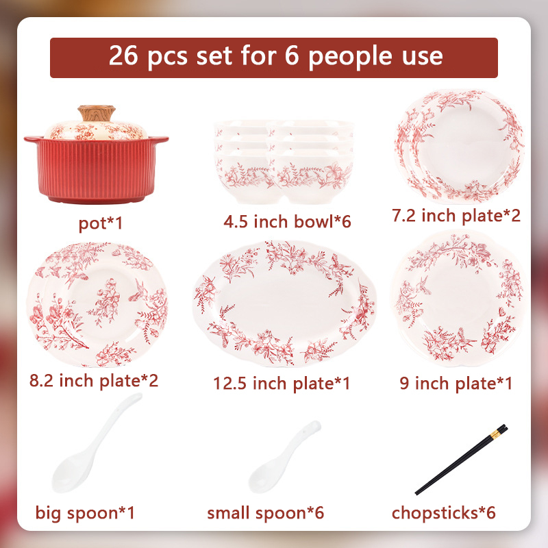 red-26 pcs