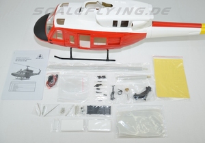 <strong>RC</strong> Helicopter <strong>500</strong> Size Scale Fuselage Bell UH-1N for TREX <strong>RC</strong> Helicopter Glassfiber Copter Model Shell - Product Image 5