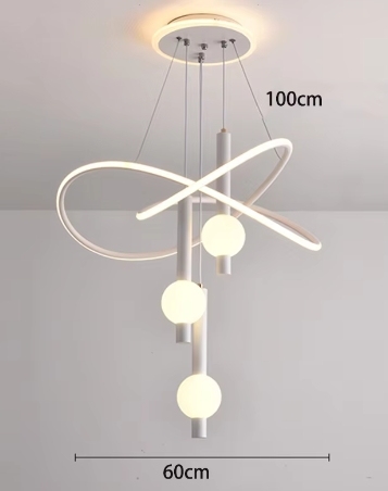 Dia.80cm,40W+9W,White