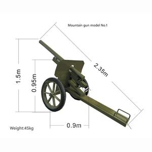 Pháo hoa kim loại pháo hoa bánh mô phỏng tĩnh mô hình xe tên lửa phòng không quay tay tĩnh - Product Image 1