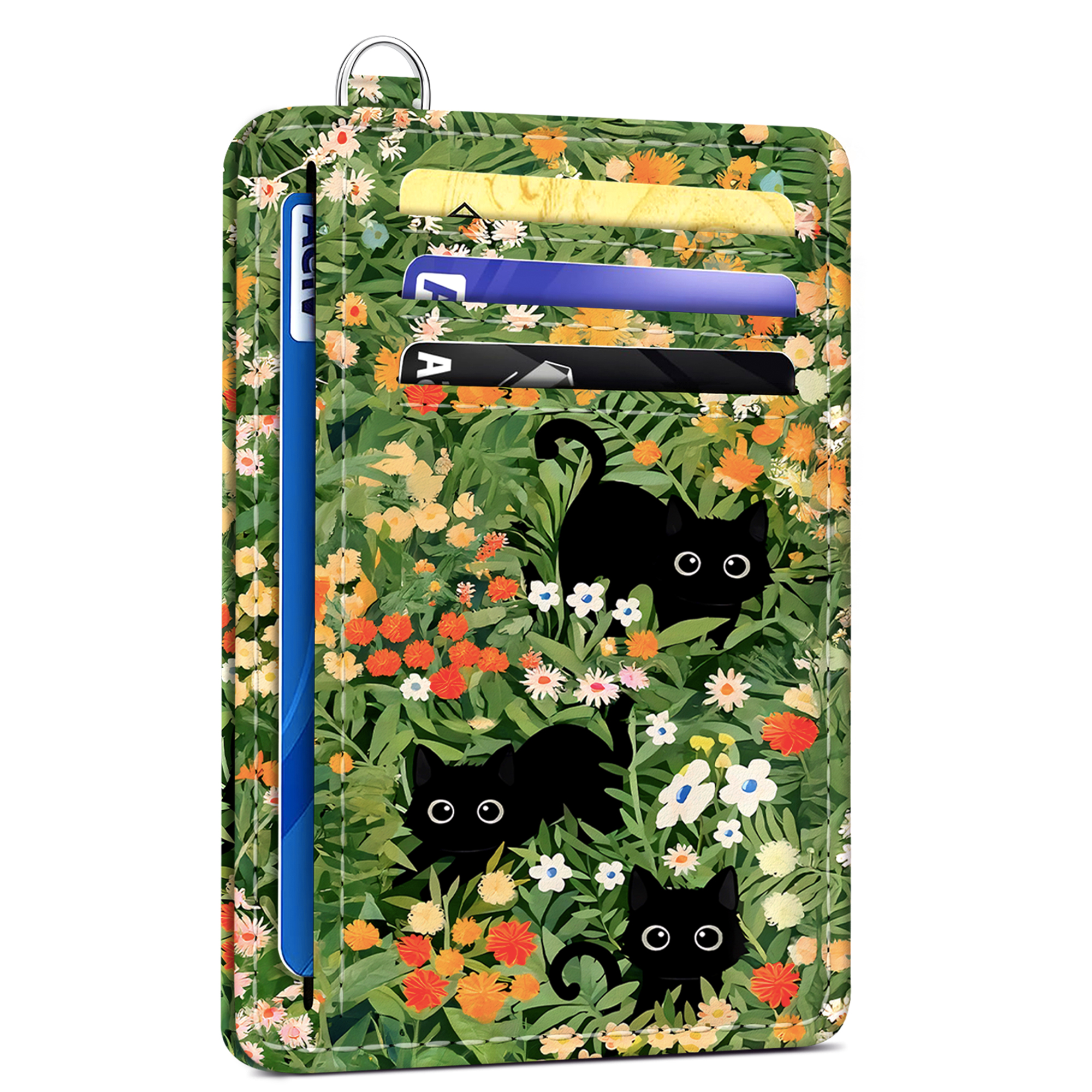 Black Cat Floral