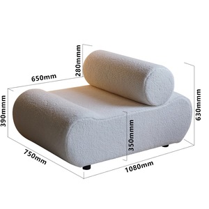 ATUNUS גבוהה סוף נורדי Boucle ספה סלון חדרי מלון ריהוט Cor Corbi מודולרי חתך ישיבה מערכת רצפת ספה סט