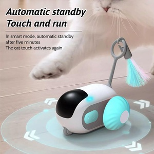 Uzaktan kumanda akıllı elektrikli kedi oyuncak fare hareketli toptan yerçekimi otomatik mobil interaktif kedi oyuncaklar kapalı kediler için - Product Image 5