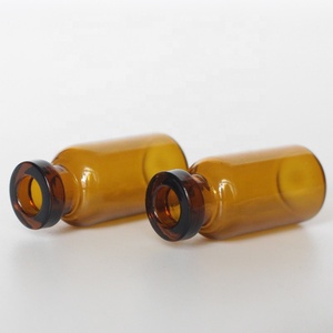 Frascos de viales de vidrio vacíos transparentes o ámbar de 2ml, 10ml, 30ml, 50ml, 100ml con tapón de goma para gotas oculares o infusiones - Product Image 5