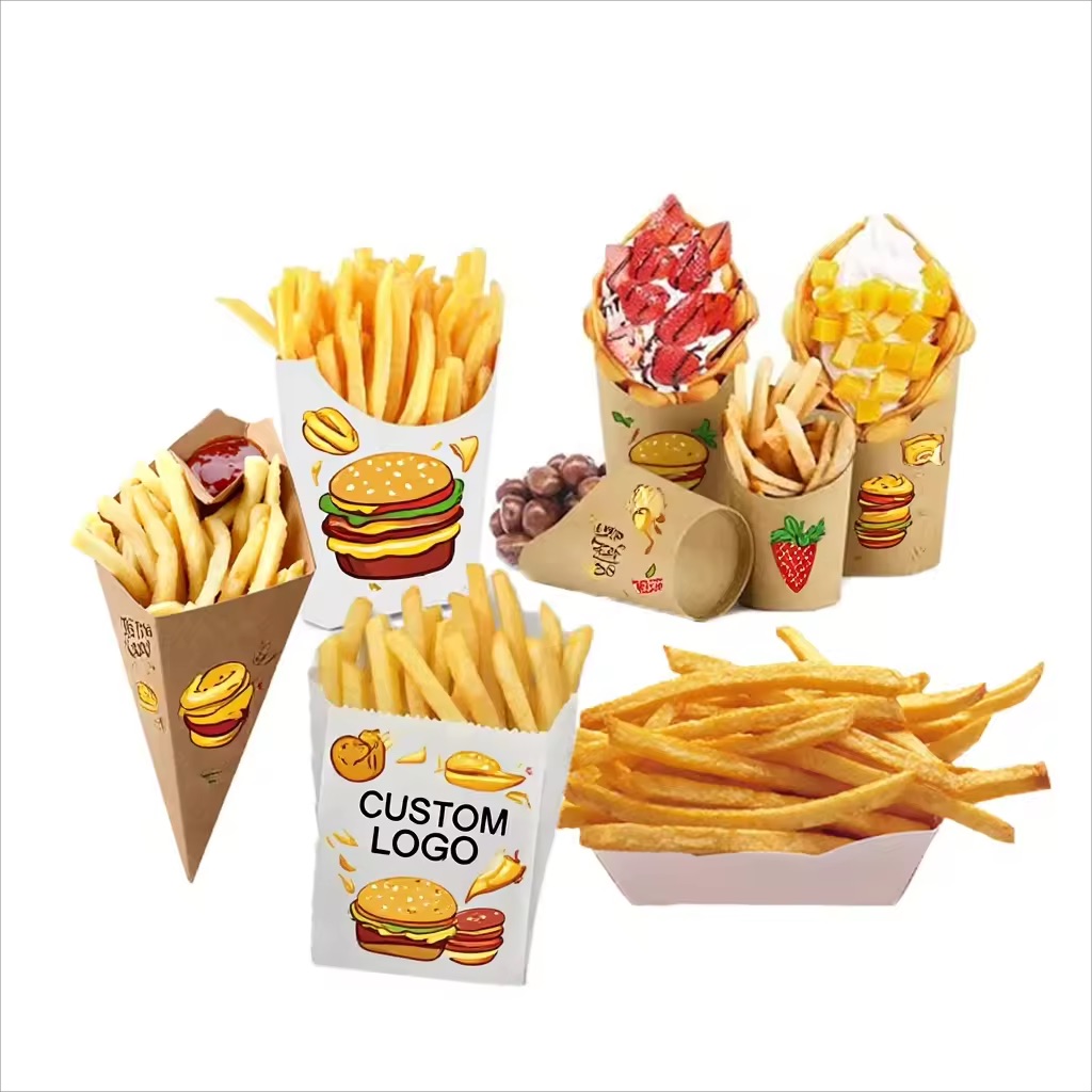 custom french fries box