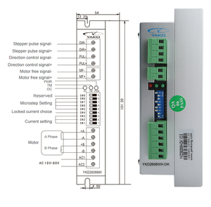 Original Yako Stepper Drive 2608 Schrittmotor Controller Treiber für 2a - 7.2a 48V Nema 34 Step Motor Auf Lager - Product Image 5