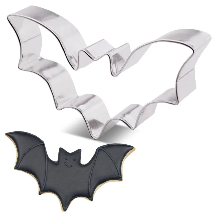 Halloween Bat Ghost Cookie Cutter Rvs Halloween Jack-O-Lantern Pompoen Koekjesmessen