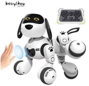 KYK工場直販インテリジェントリモコンロボット犬用ペットおもちゃ子供用プログラミング簡単光機能付き - Product Image 4