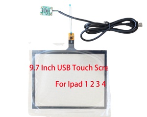 9.7英寸通用串行总线触摸屏数字化仪传感器，适用于收音机IPAD 1/3/4/5/6液晶1024*768 1536*2048支持Win7 8 10覆盆子皮 - Product Image 2