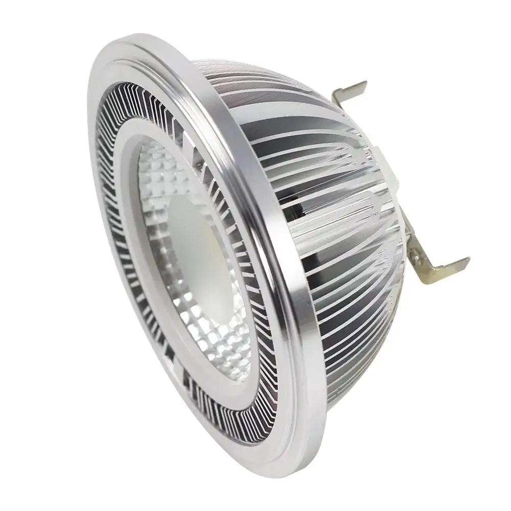 Precio de fábrica regulable 110-130V/220-240V GU10 G53 focos LED 12W COB AR111 luz LED