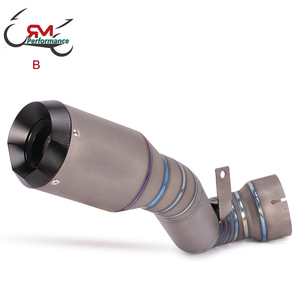 รองเท้าแบบสวมสำหรับ Honda CBR 650 CB650R CB650F,ท่อกลางเชื่อมต่อท่อไอเสียโลหะผสมไททาเนียม CBR650 GP - Product Image 3