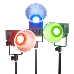 APP kontrolü 100W dahili pil RGB COB lambası reflektör ile - Product Image 1