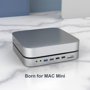 Mac mini SSDHDD用USBType CハブAppleMac mini M1シルバー用USB3.0ドッキングステーション - Product Image 4