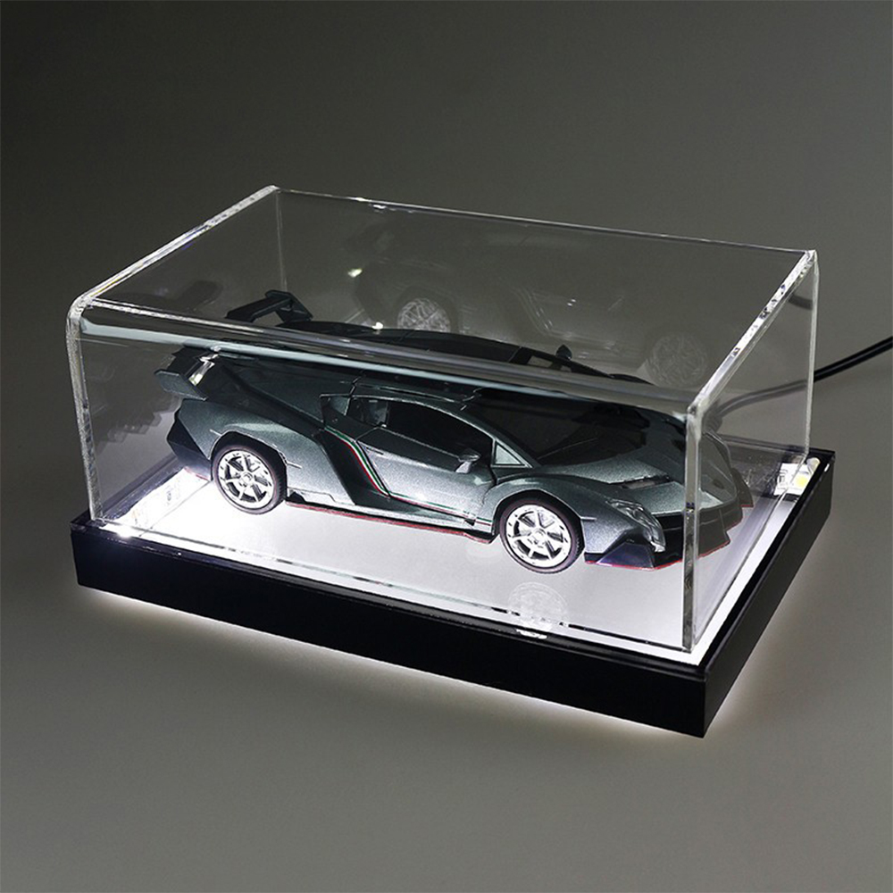Clear and black or custom