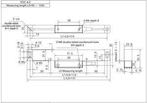 SGC-4.2 scala lineare dell'encoder lineare incrementale di diversa lunghezza - Product Image 4