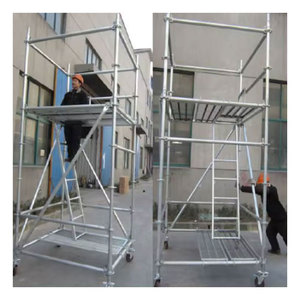 Andamio de bloqueo de anillo móvil galvanizado de fábrica de China andamio de bloqueo de anillo modular galvanizado en caliente multidireccional - Product Image 1