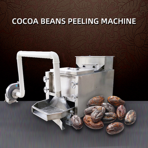 Máquina desgranadora de granos de cacao tostado, pelador para romper la piel del cacao, máquina para quitar la cáscara de granos de cacao de separación media - Product Image 6