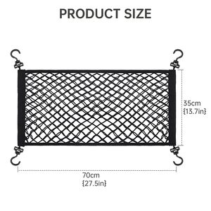 مرنة قابلة للتعديل مع خطاف قابلة للتمدد ملحقات السيارة الخارجية شبكة تخزين لصندوق السيارة للسيارات بحالة جديدة - Product Image 5