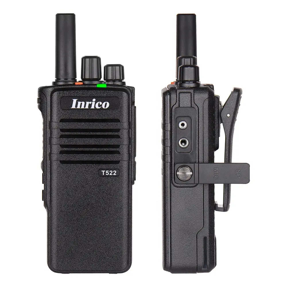 Inrico walkie talkie t522, comunicação sem fio e rádio 4g