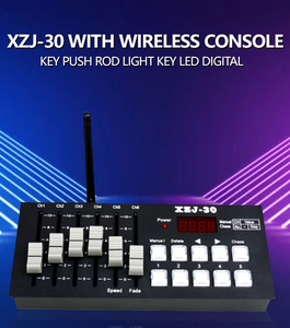 Pro Dj Mini Led luci 30 canali Dmx512 Controller di illuminazione senza fili con ricetrasmettitore Dimming Console di ricarica per Dj Disco - Product Image 6