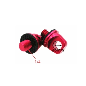 โลหะ1/4 "To 3/8" 5/8 "ถึง1/4" ชายหญิงSC-6ร้อนเย็นรองเท้าสกรูเกลียวอะแดปเตอร์ขาตั้งกล้องสกรู - Product Image 5