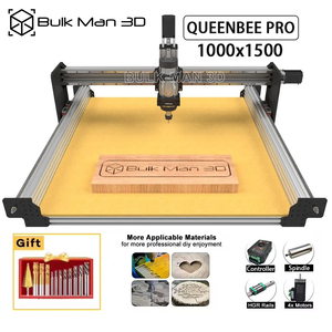 Queen Bee PRO 1000x1500 CNC-Fräsmaschine Komplett set mit linearer Schiene aufgerüstet 4-Achsen-Holzfräser DIY-Gravier maschinen - Product Image 1
