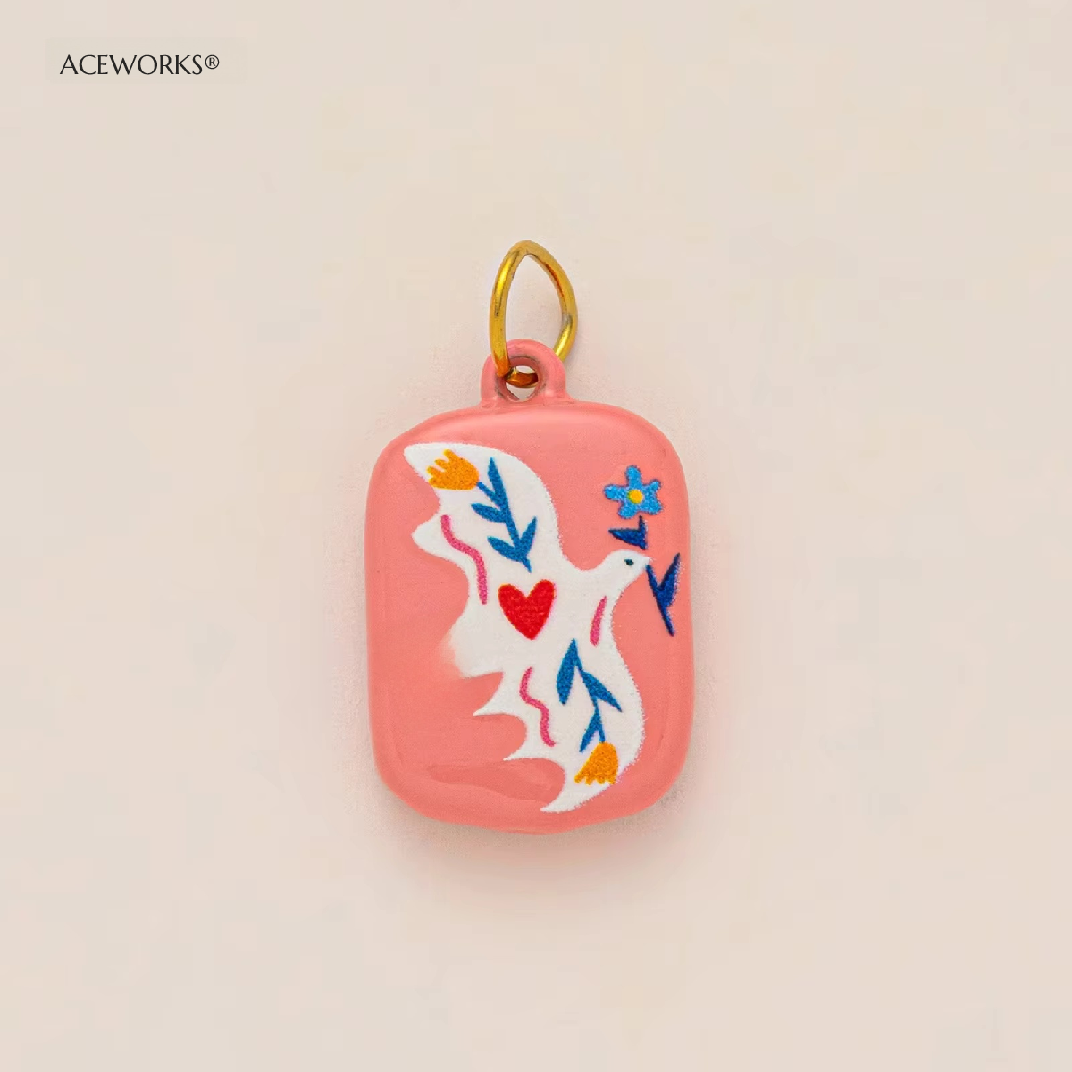 Peace Dove Charm