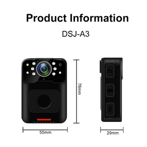 Su geçirmez Ultra uzun Video kayıt tek tıklama işlemi çok alan uygulanabilirliği vücuda takılan kamera - Product Image 5