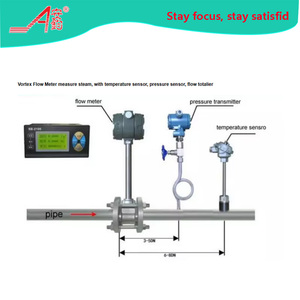 <strong>Vortex</strong> <strong>Flowmeter</strong> DN100 Steam Flow Meter Digital Gas Flow Meter 4-20mA <strong>Output</strong> for CO Gas - Product Image 6